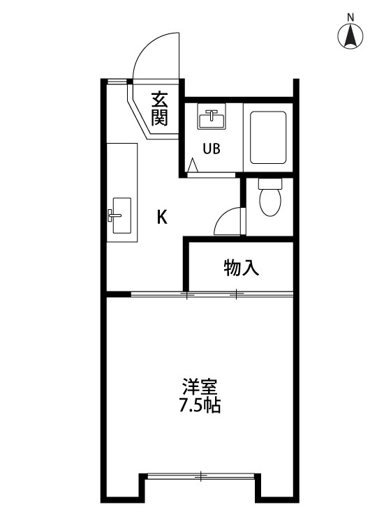 【モーシャ幸町の間取り】