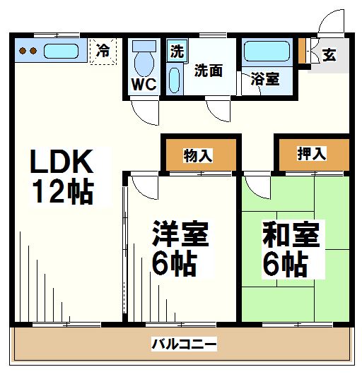 グリーンハイムの間取り