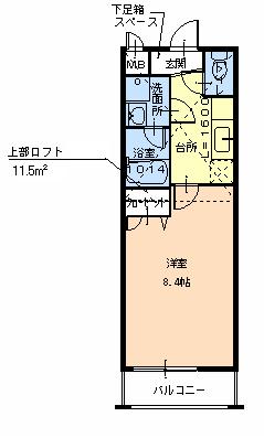 フィオーレ東上野芝の間取り