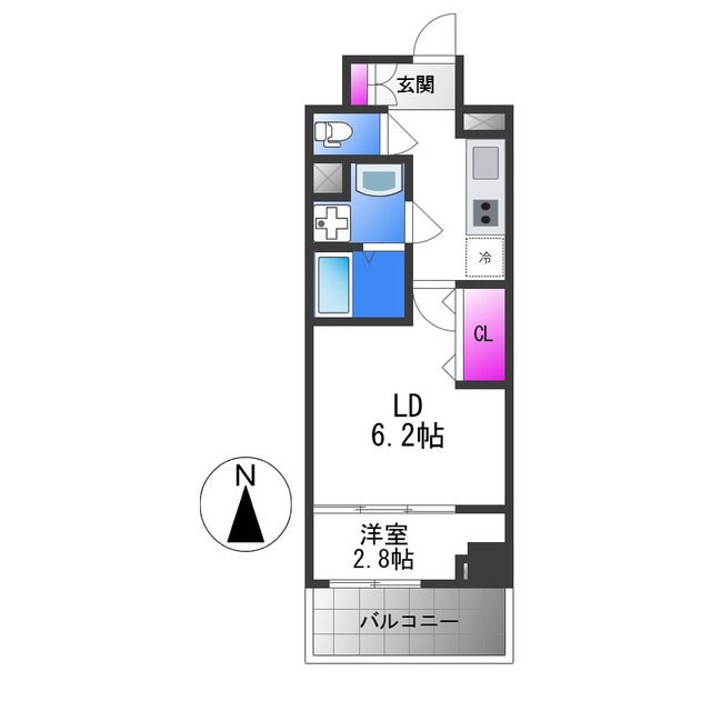 リアライズ鶴橋東IIの間取り