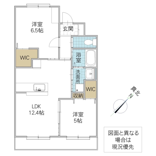 (仮)日立市多賀町新築マンションの間取り