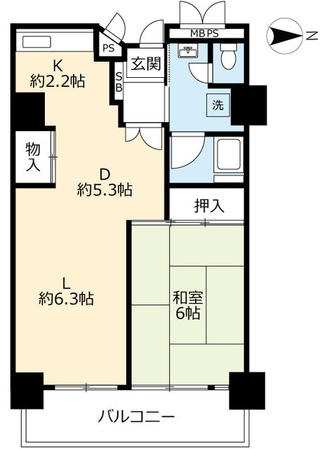 ＵＲ武庫川の間取り