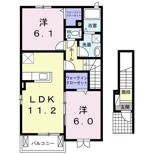 イリーデの間取り