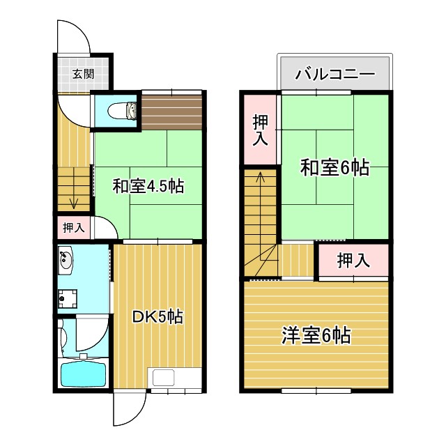 あさぎハウスの間取り