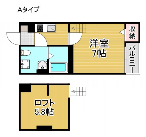 フクシア アベニューの間取り