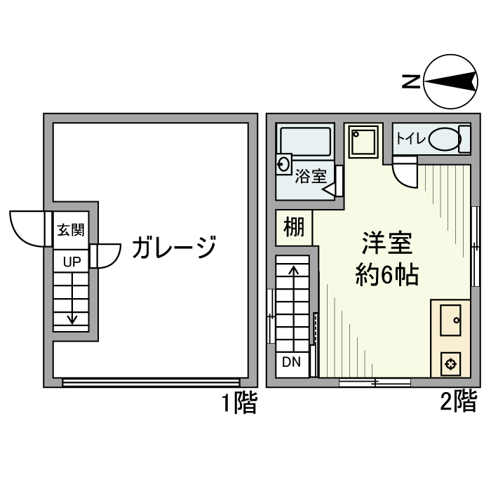 般若寺町戸建の間取り