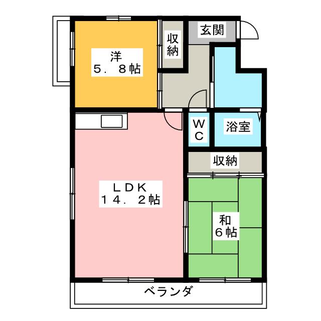 レジデンス新清洲の間取り