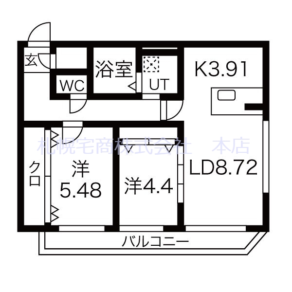 アマンダの間取り