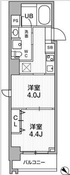 リテラス三軒茶屋サウスの間取り