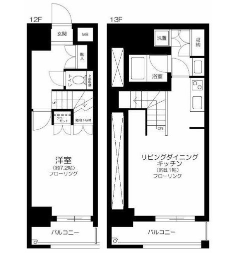 グラーサ銀座イーストの間取り