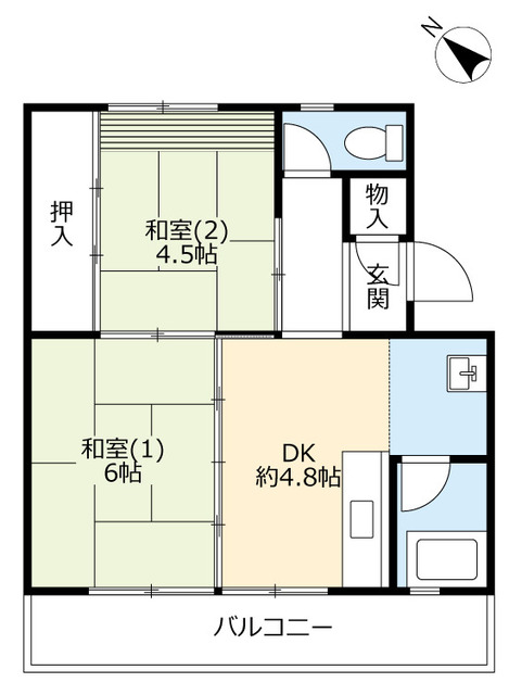 ＵＲ泉南一丘の間取り