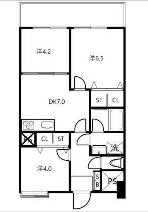 ライオンズマンション西与野の間取り