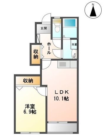 日進市折戸町のアパートの間取り