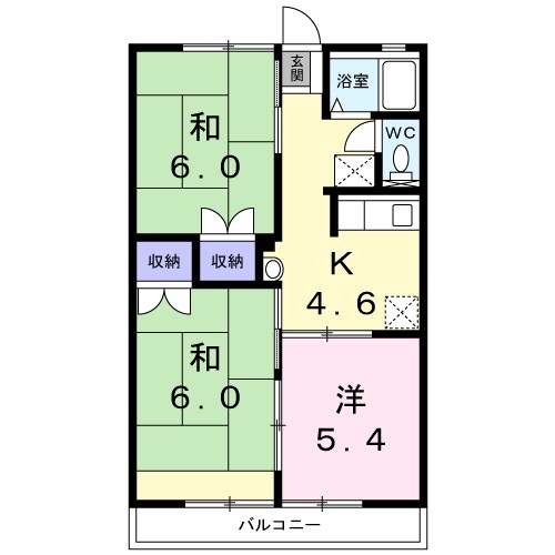 ガーデンヒルＢの間取り