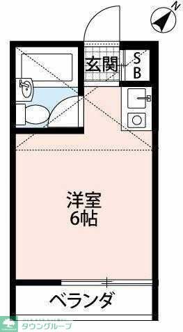 入間郡毛呂山町岩井東のアパートの間取り