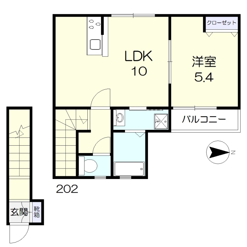 エクセレンス法界院の間取り