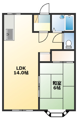 ベルカーサＦの間取り