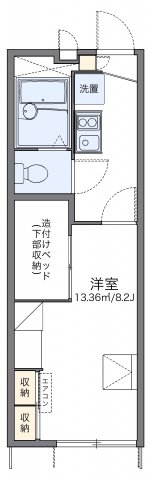 レオパレス喜連北IIIの間取り