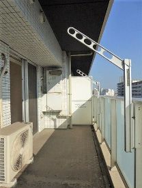 【江戸川区南葛西のマンションのバルコニー】