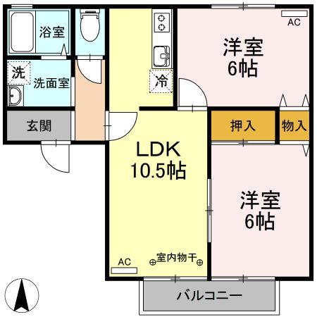 アネックス将軍野の間取り