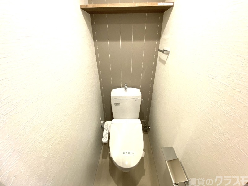 トイレ　冬場も安心の温水洗浄便座！