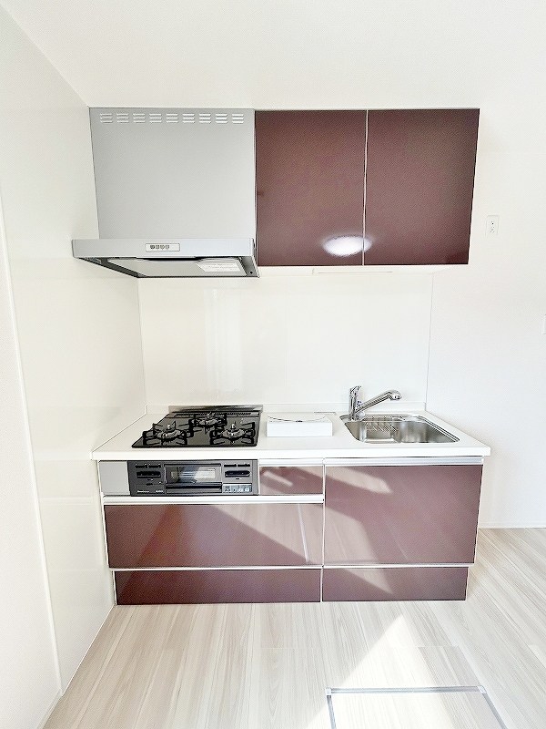 キッチン　★システムキッチングリル付き/3口コンロ★