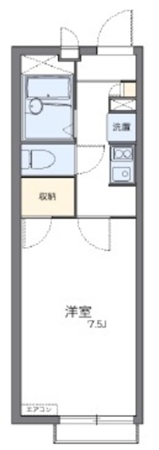 レオパレストサキの間取り