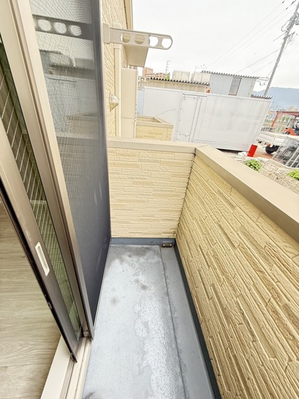 バルコニー　※別部屋の写真です