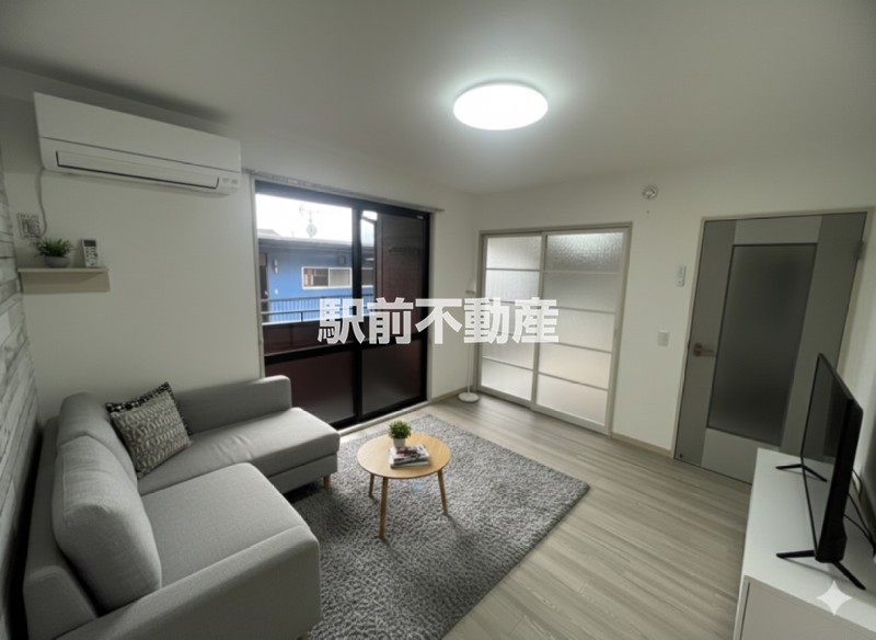 居室・リビング　ＡＩステージング画像です