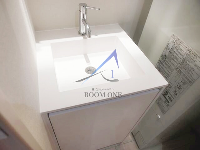 洗面設備　洗面台です。
