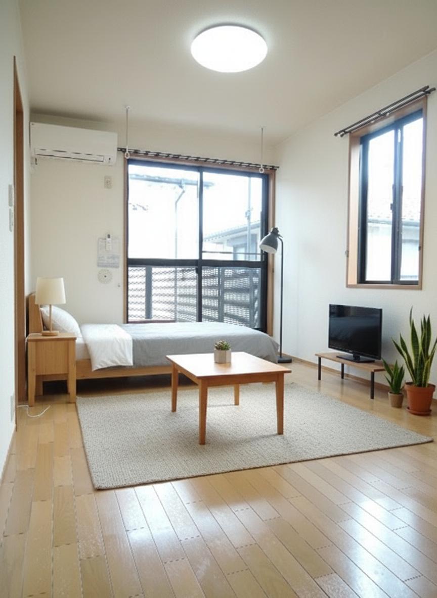 居室・リビング　CG家具の為実際は家具が付きません