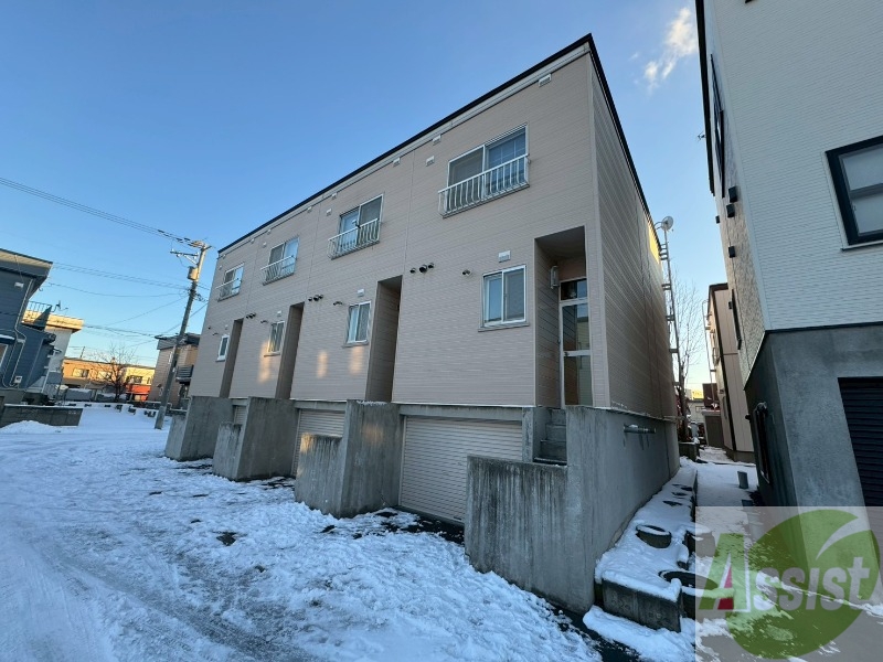 建物外観　札幌市北区百合が原７丁目「ハウス５５」