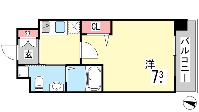 アルファレガロ甲南山手の間取り写真