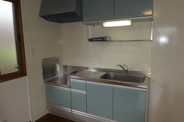 キッチン　ガスコンロ設置可