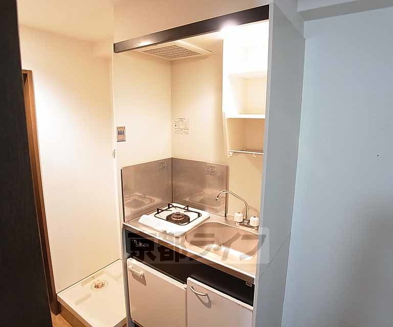 キッチン　１口ガスコンロ付です。