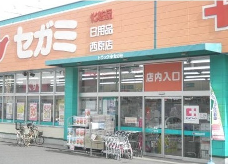 ドラックストア　ドラッグ　セガミ（ドラッグストア）まで500m