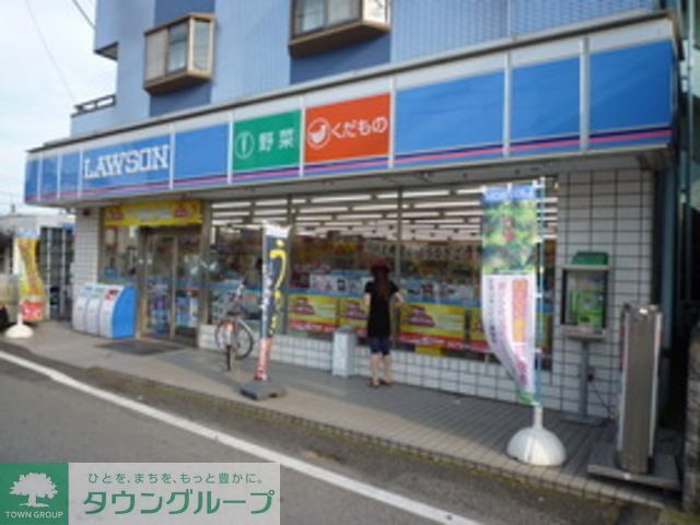 コンビニ　ローソン松戸六実駅前店（コンビニ）まで450m