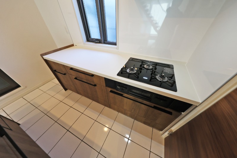 キッチン　ガスコンロ・食洗機設置のキッチン