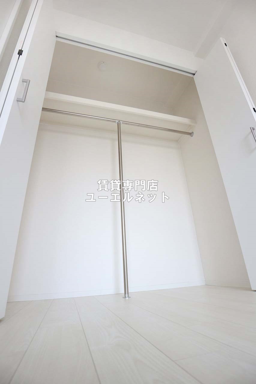 収納　クローゼット付きでお部屋もスッキリ♪