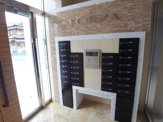 セキュリティ　オートロック操作盤、集合ポスト