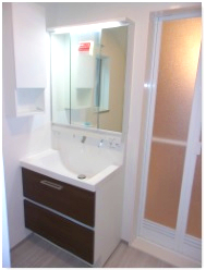 洗面設備　忙しい朝には欠かせない洗面所です