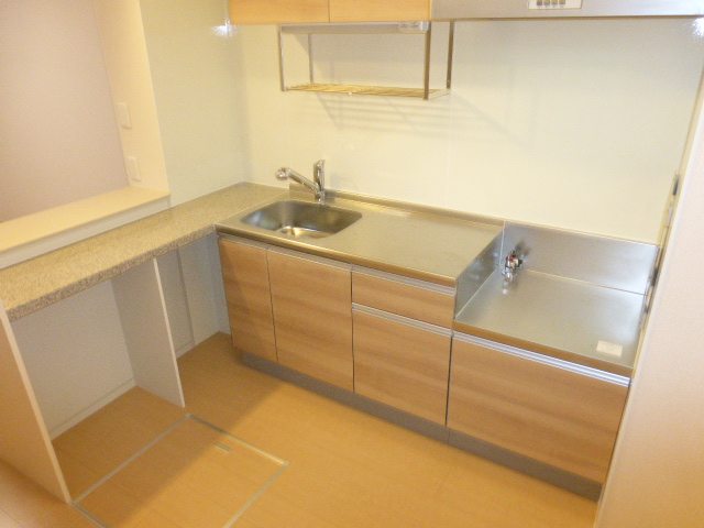 キッチン　対面型キッチン　2口コンロ設置可