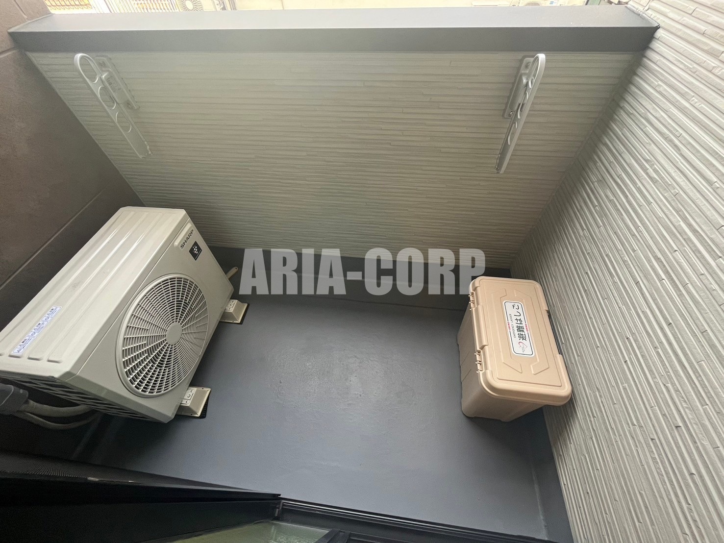 バルコニー　バルコニー、室内物干し、浴室乾燥と3箇所お洗濯物を干せます！