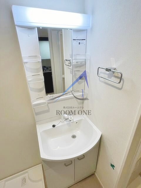 洗面設備　洗面台です。