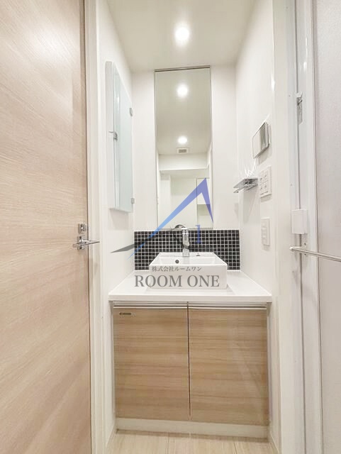 洗面設備　洗面台です。