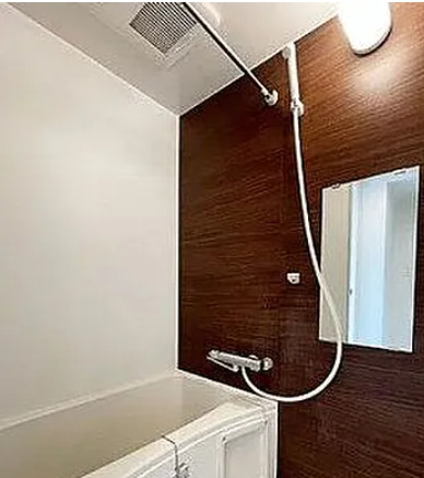 バス・シャワールーム　お風呂で日々の疲れを落としましょう ※写真は同一建物の標準的