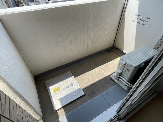 バルコニー　落ち着いた時間を過ごせるバルコニーです