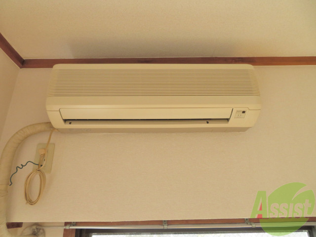 その他設備　エアコンが設置してありますので、寒暖対策もばっちり。