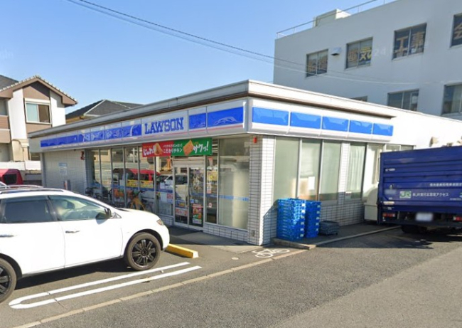 コンビニ　ローソン 船橋埠頭店（コンビニ）まで486m