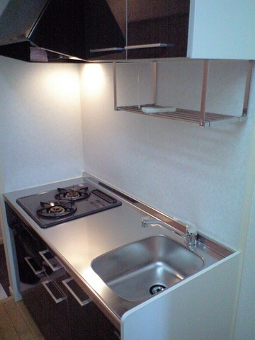 キッチン　料理の幅も広がる上下の収納が豊富なグリル付ガス２口システムＫ